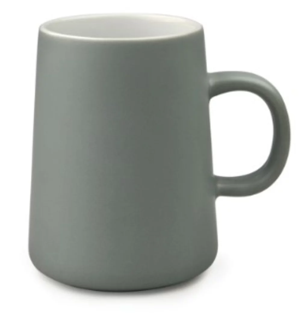 14 Oz. Deep Etch Ruby Ceramic Mug