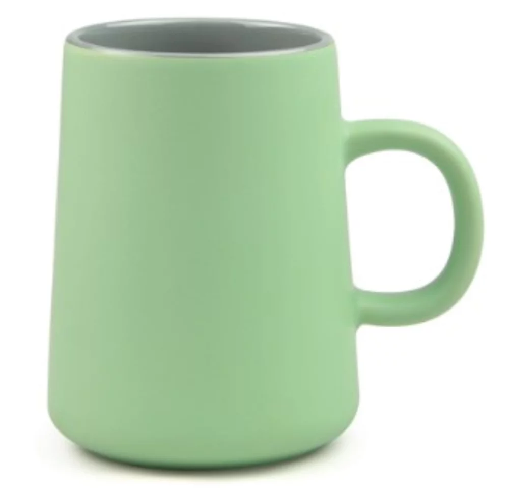 14 Oz. Deep Etch Ruby Ceramic Mug