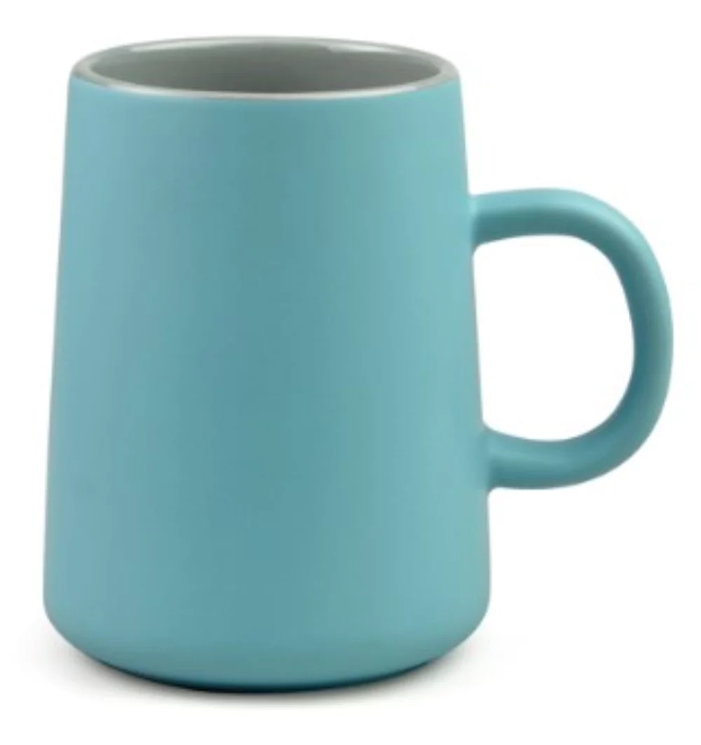 14 Oz. Deep Etch Ruby Ceramic Mug