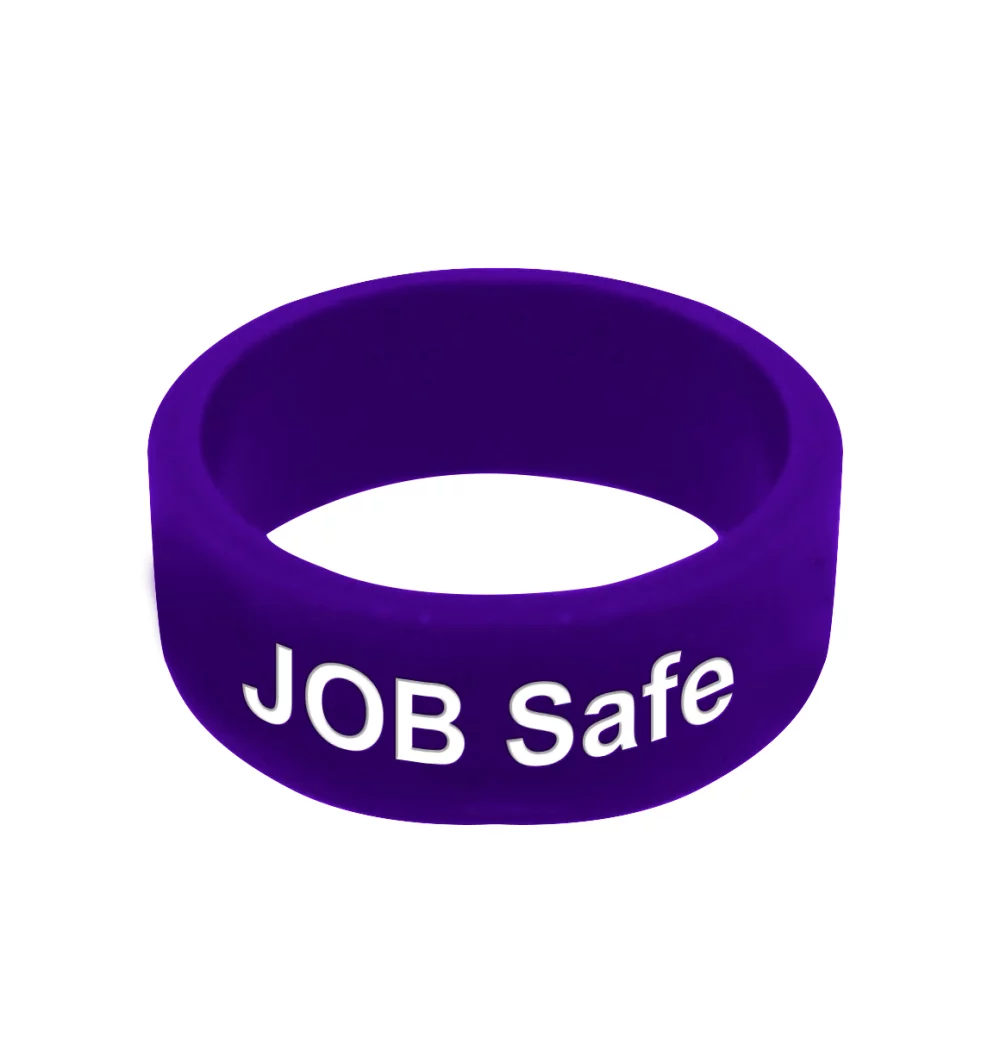 Bracelet de doigt avec logo en creux