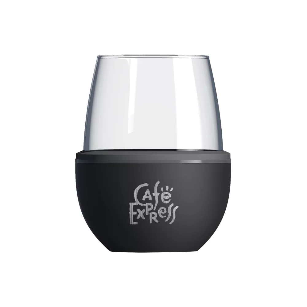 Asobu® Insulated Wine Cooler with Stemless Wine Glass Included