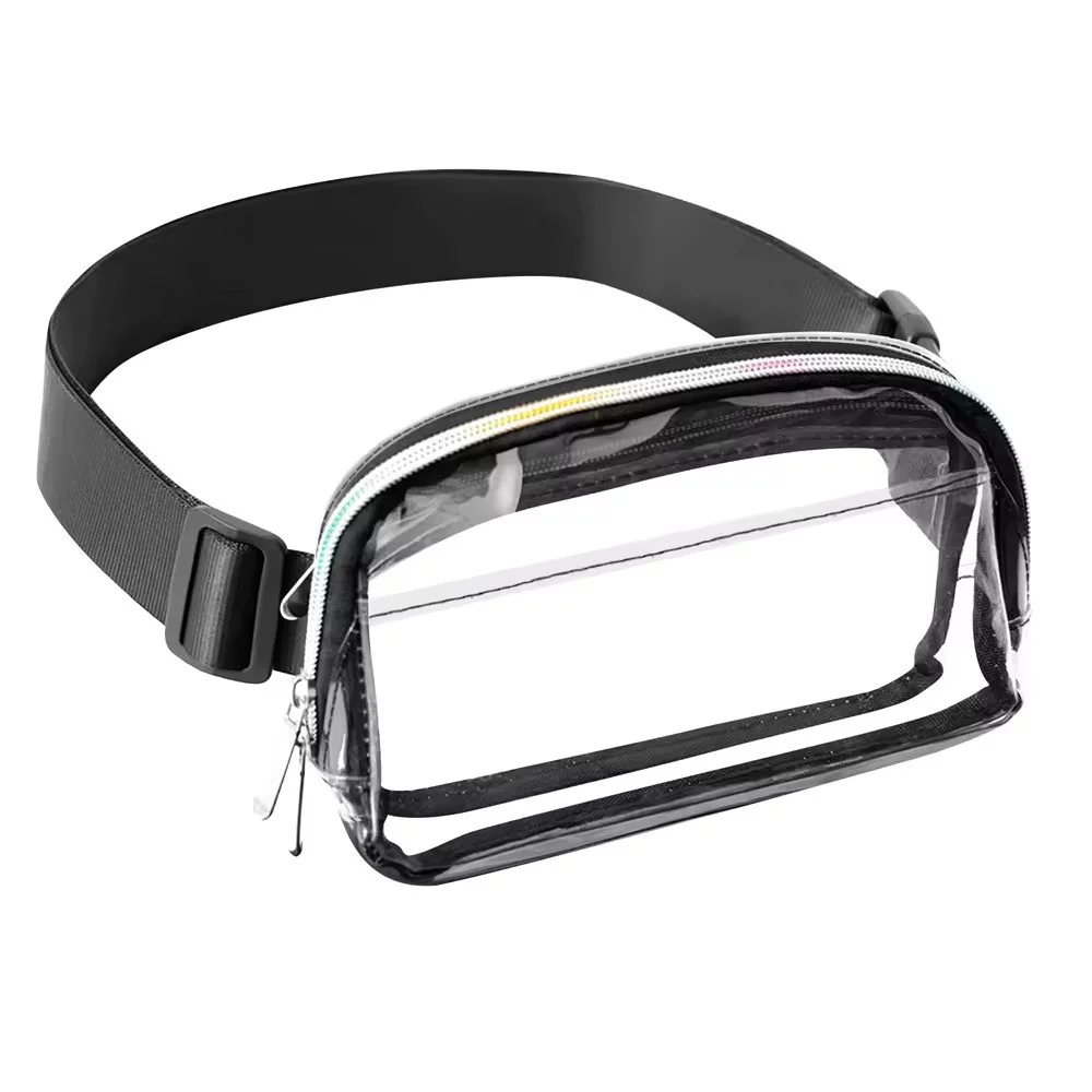 Clear PVC Crossbody Belt Bag