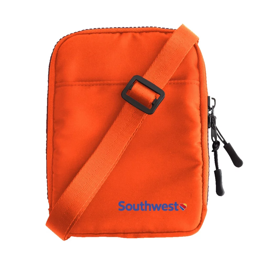 LL Crossbody Portrait Side Bag With Plastic Zipper (Air Import)
