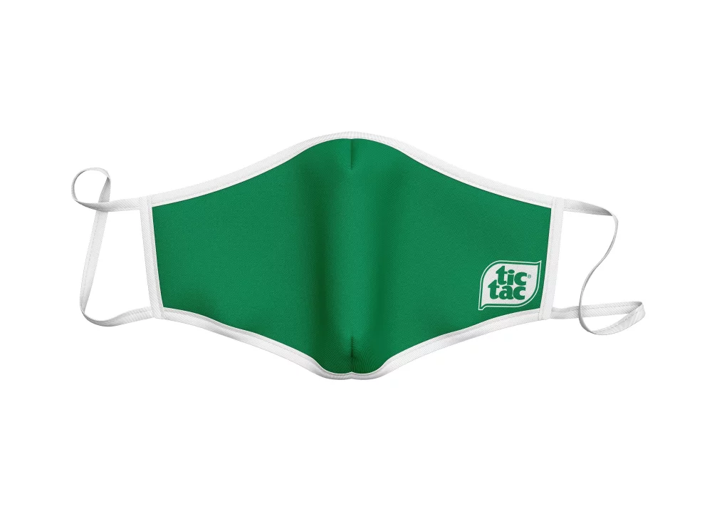 Mask - 3D 2 Ply Cotton Silkscreened Fixed Ear Adult