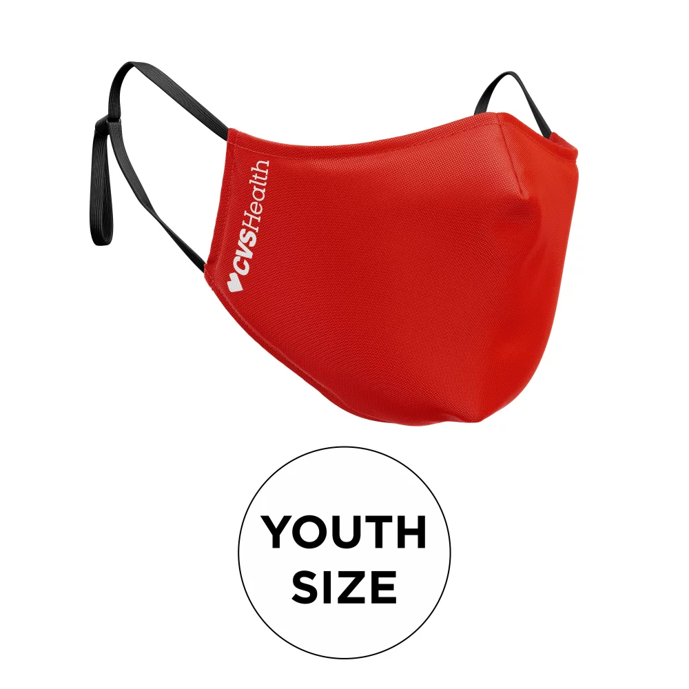 Mask - 3D (No Piping) 2 Ply Cotton Silkscreened Adjustable Ear Youth