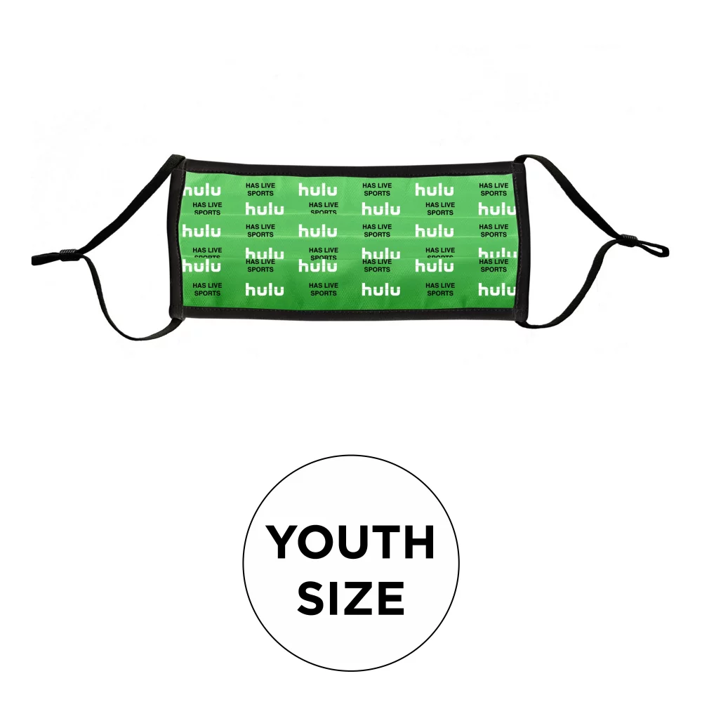 Masque - Plissé 2 plis en polyester de couleur pleine ajustable pour jeunes