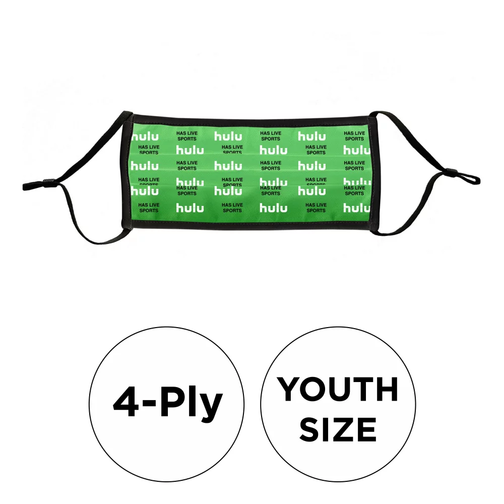 Masque - Plissé 4 plis en polyester de couleur pleine ajustable pour jeunes