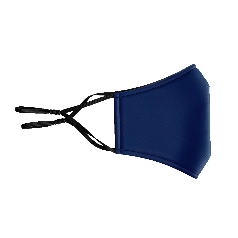 Mask with Sewn-In Filter - 3D 3-Ply Cotton Silkscreened Adjustable Ear Adult