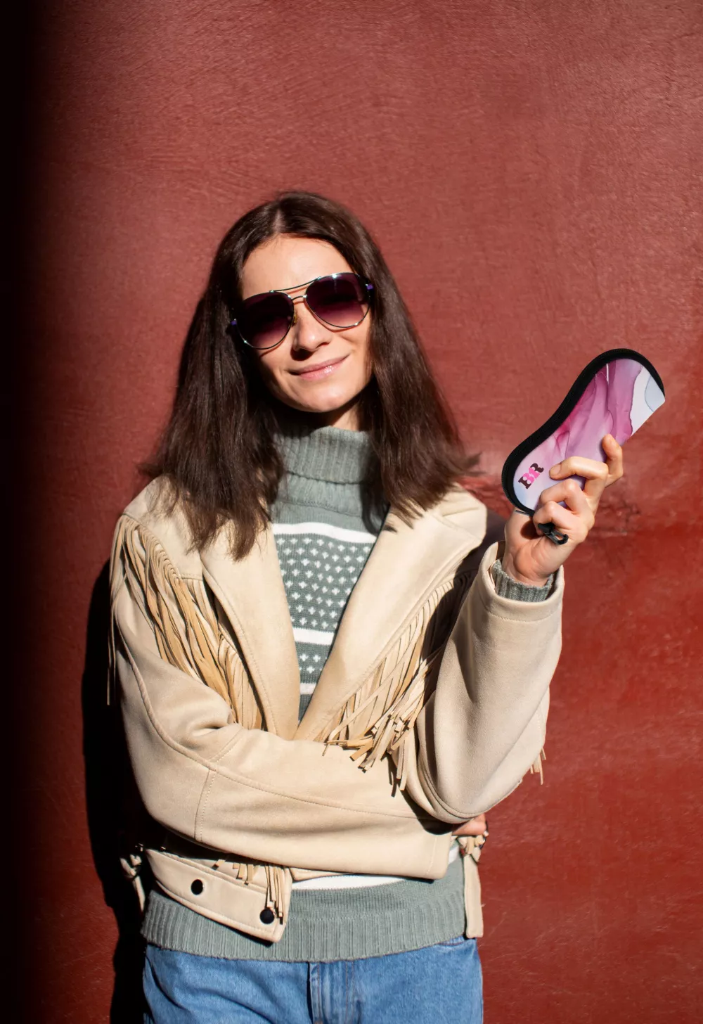 Full Color Neoprene Glasses Pouch