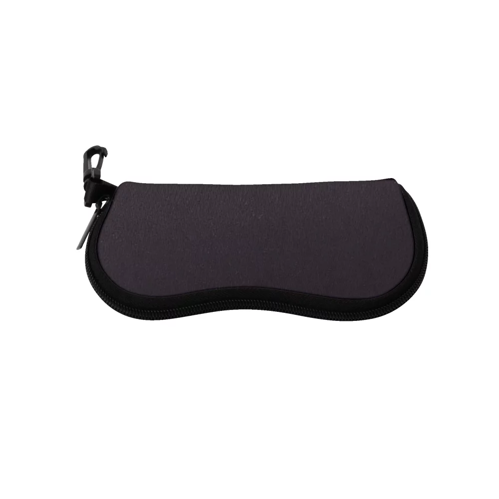 Pochette pour lunettes en néoprène de couleur unie