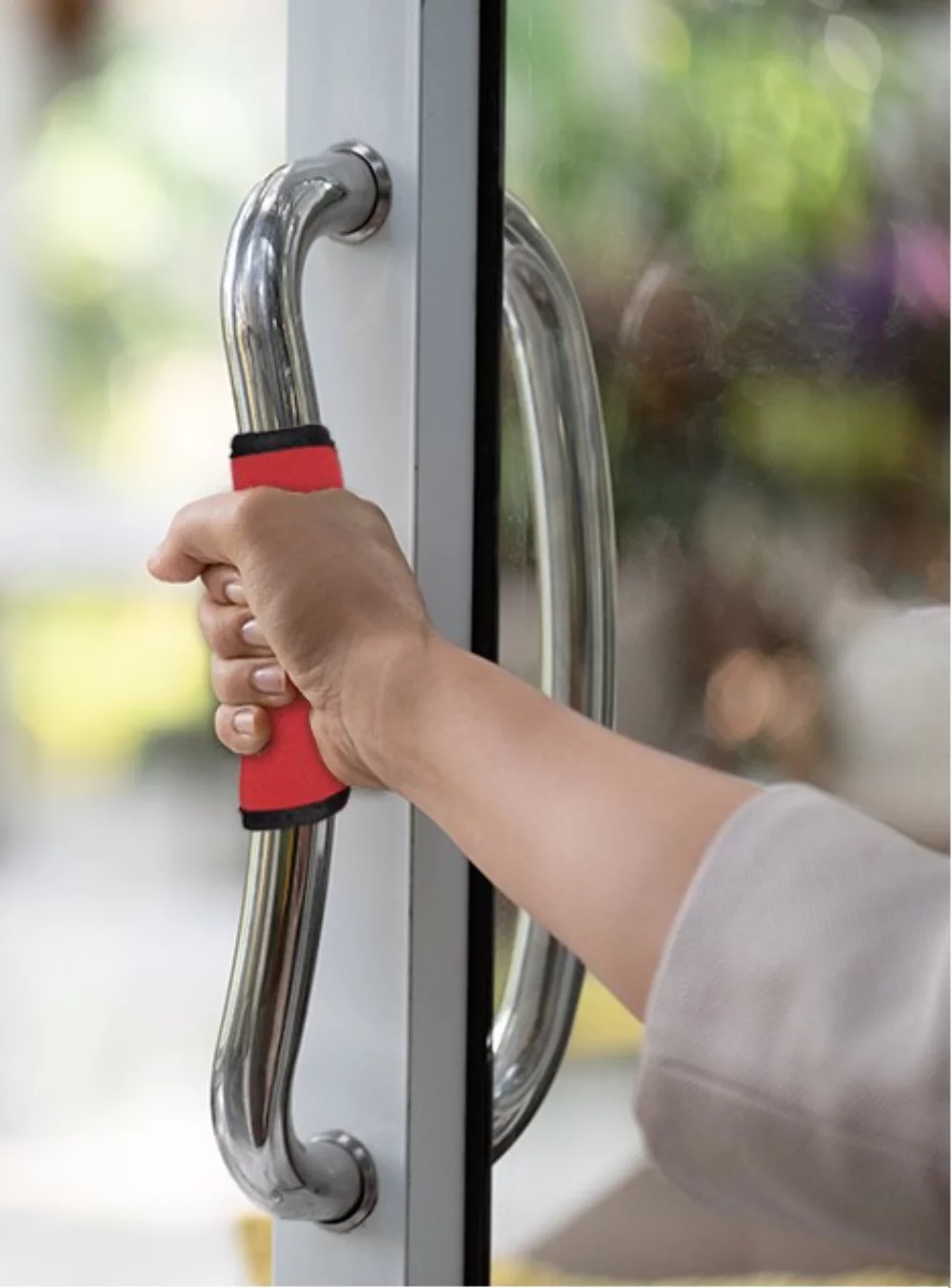 Enveloppe de poignée de bagage en néoprène