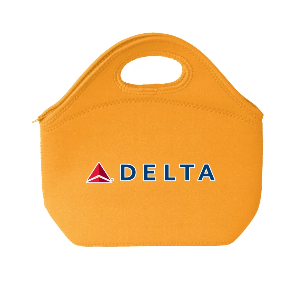 Sac à lunch en néoprène de petite taille en couleur pleine