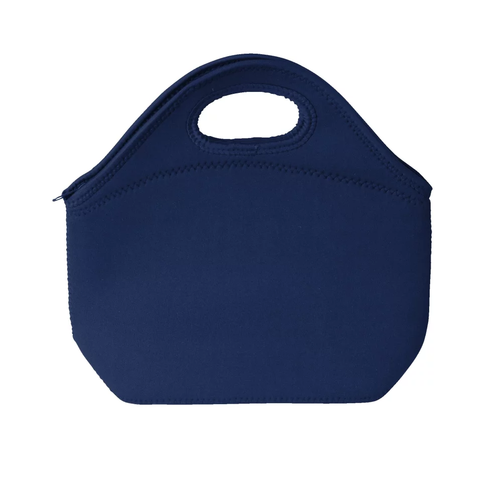 Sac à lunch en néoprène de petite taille en couleur pleine