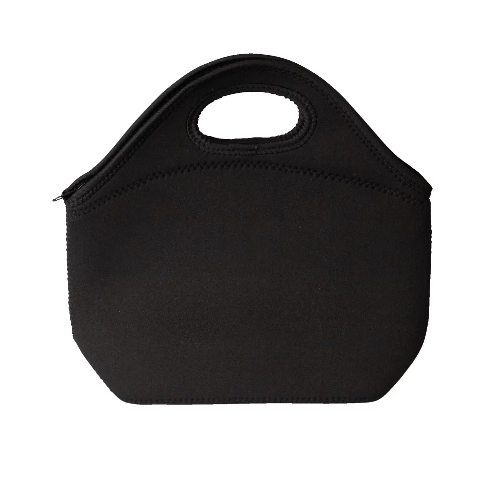 Sac à lunch en néoprène de petite taille en couleur pleine
