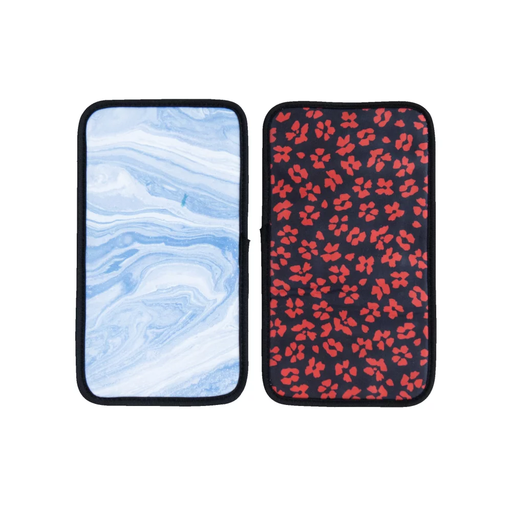 Support de téléphone en néoprène de couleur pleine