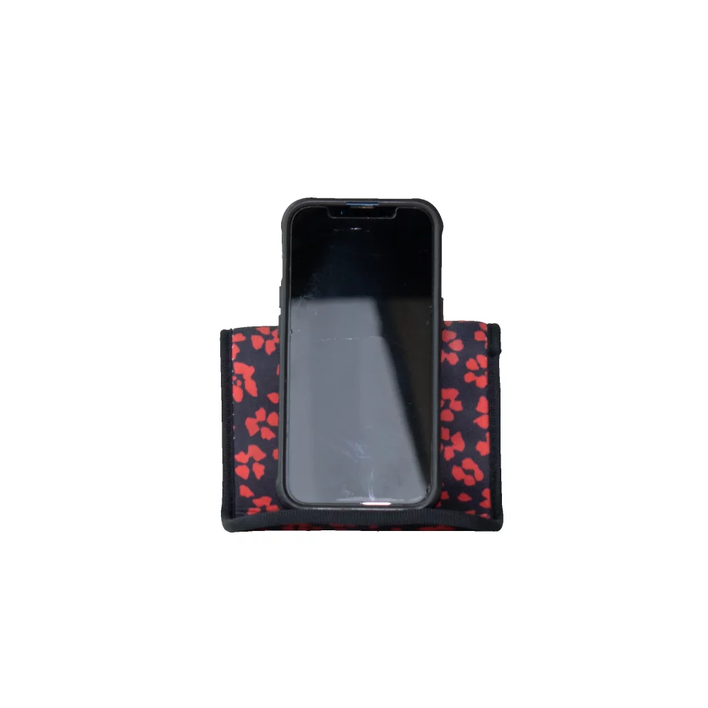 Support de téléphone en néoprène de couleur pleine