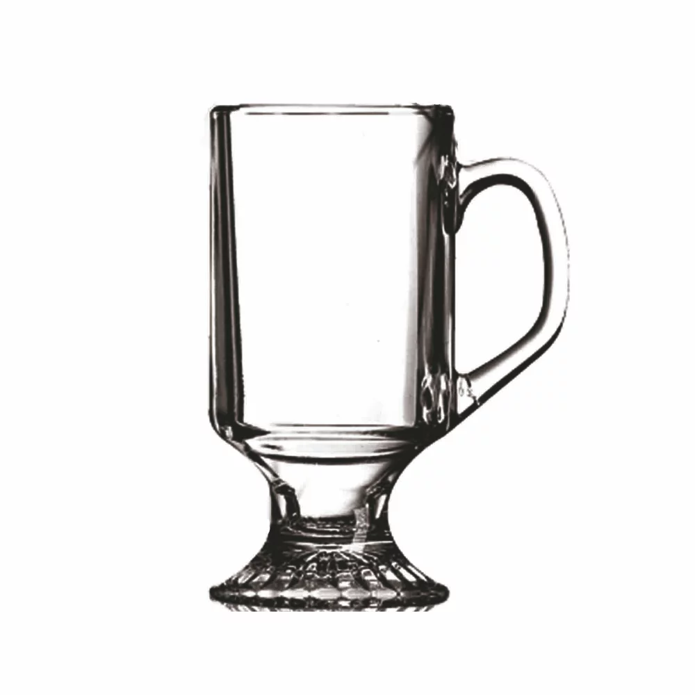 10 Oz. Glass Irish Coffee Mug (Deep Etch)