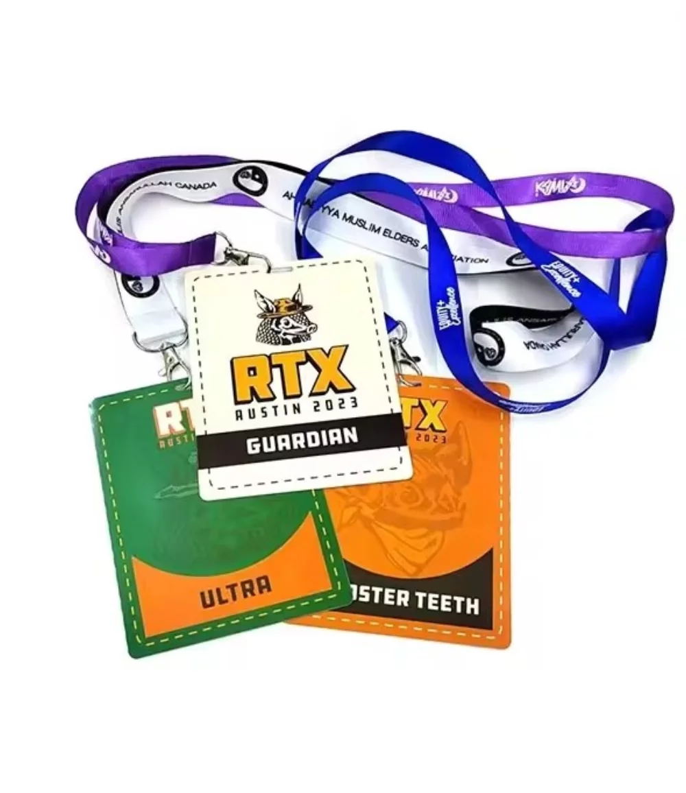 3" x 4" Premium Laminate Cardstock Lanyard Card - 30 mil