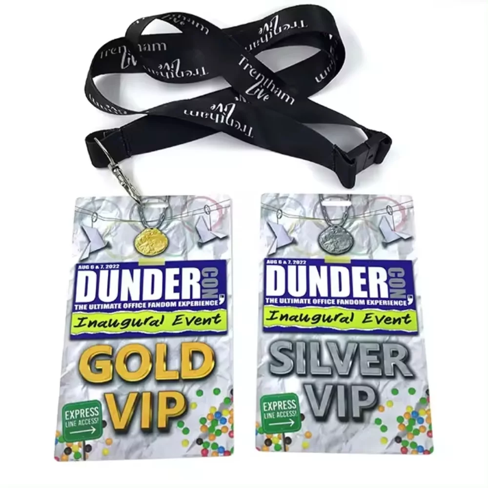 3" x 5" Premium Laminate Cardstock Lanyard Card - 30 mil