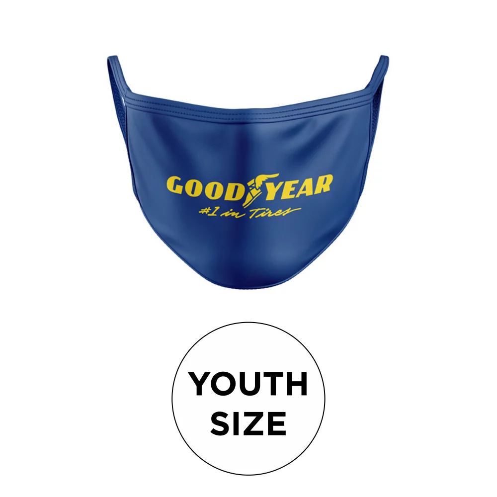 Youth 2 Ply Silkscreened Cotton Face Mask