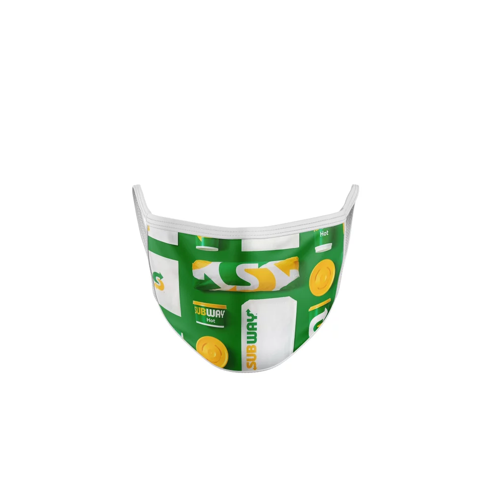 2 Ply Sublimated Polyester Mask with Filter Pocket