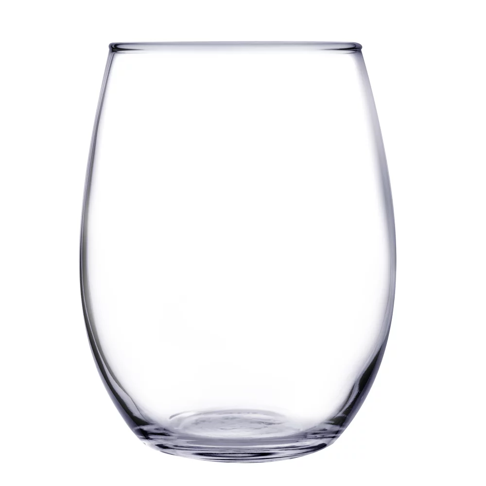 21 Oz. Stemless White Wine Glass (Screen Printed)