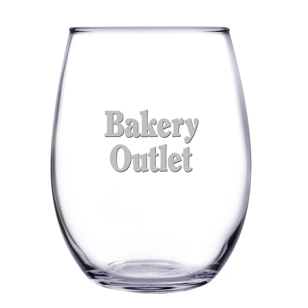 21 Oz. Stemless White Wine Glass (Screen Printed)