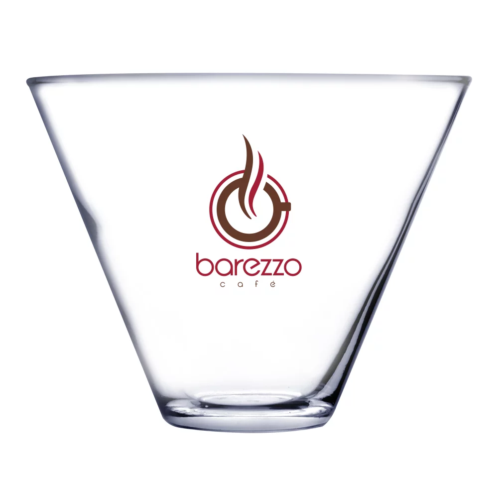 13.5 Oz. Stemless Martini Glass (Screen Printed)
