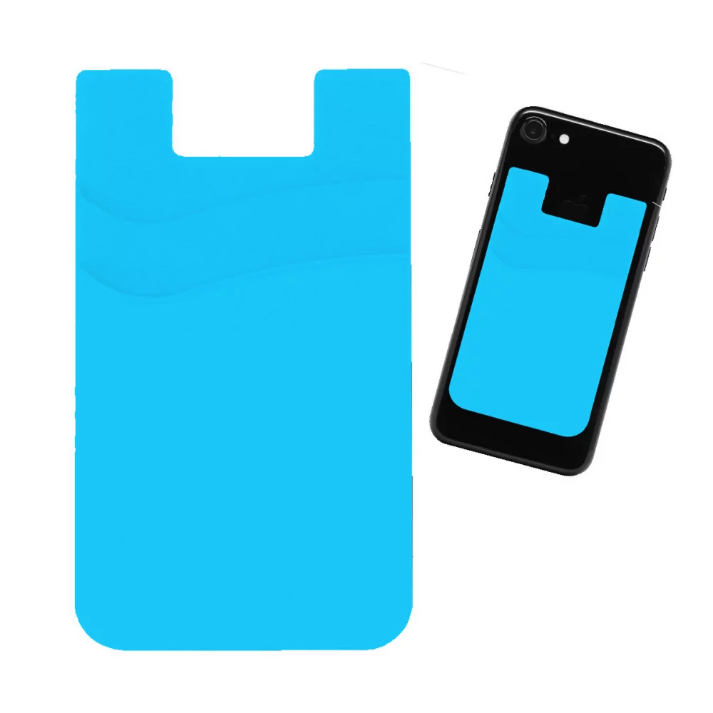 Double Pocket Silicone Wallet (Printed)