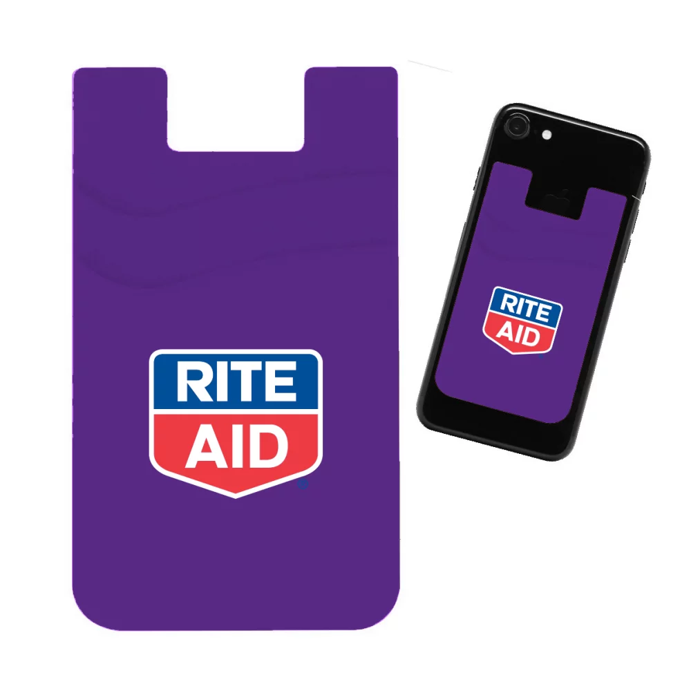 Double Pocket Silicone Wallet (Printed)