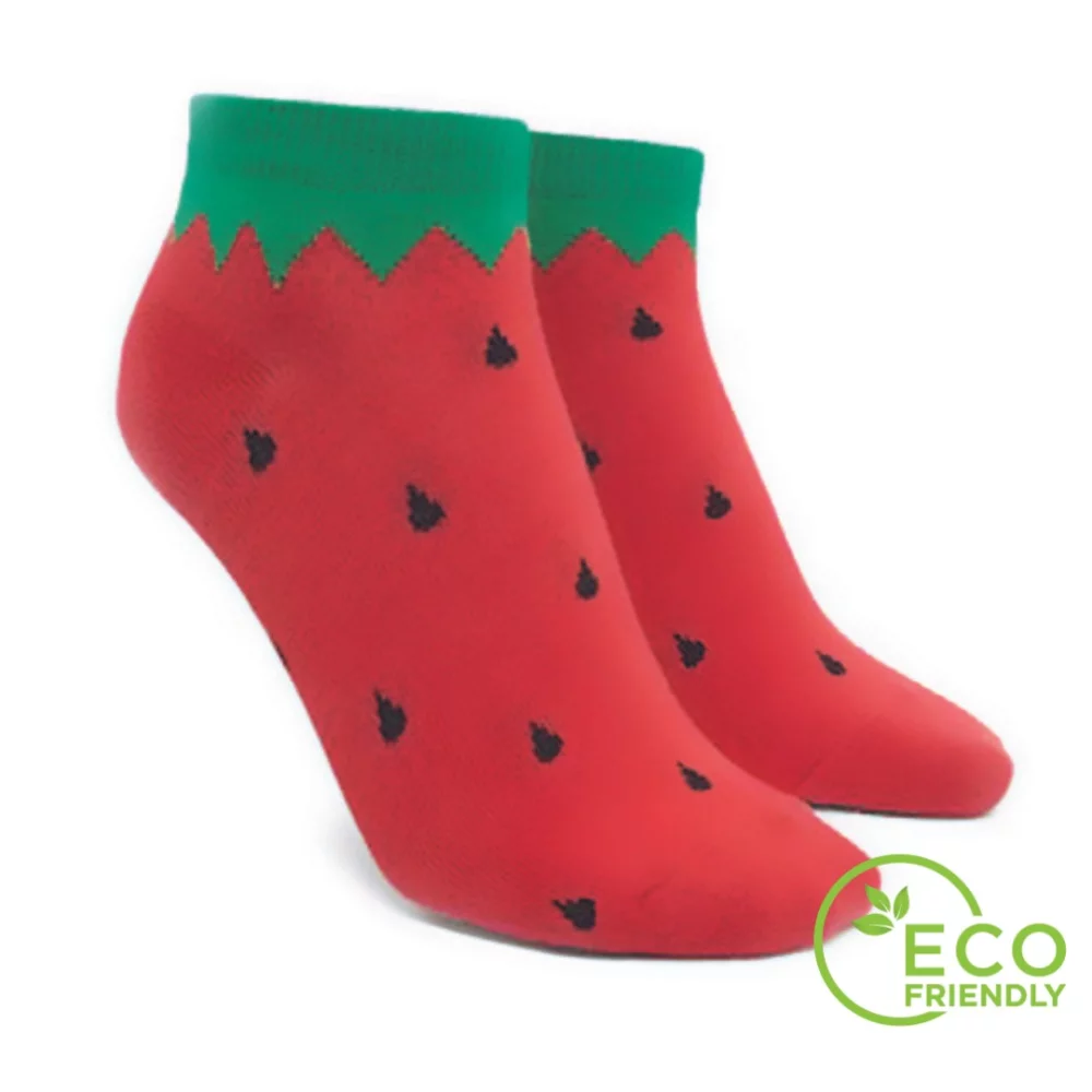 Chaussettes jacquard cheville en bambou