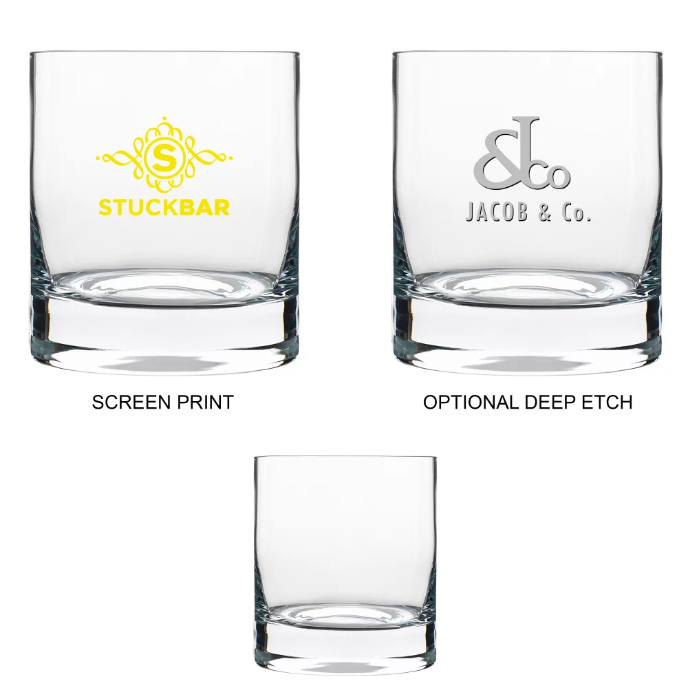 10.5 Oz. Old Fashioned Beverage Glass (Screen Printed)