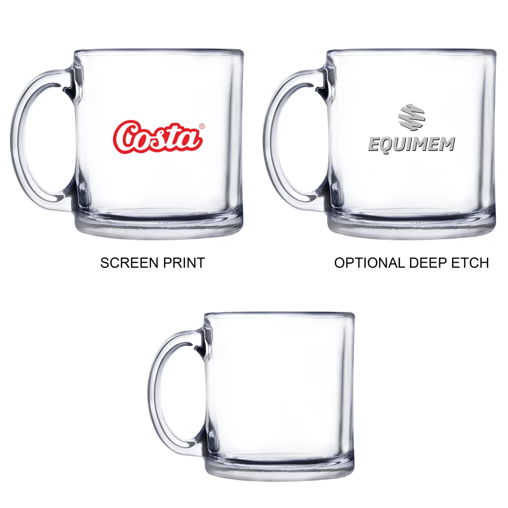 Verre à boisson chaude de 13 oz (sérigraphié)