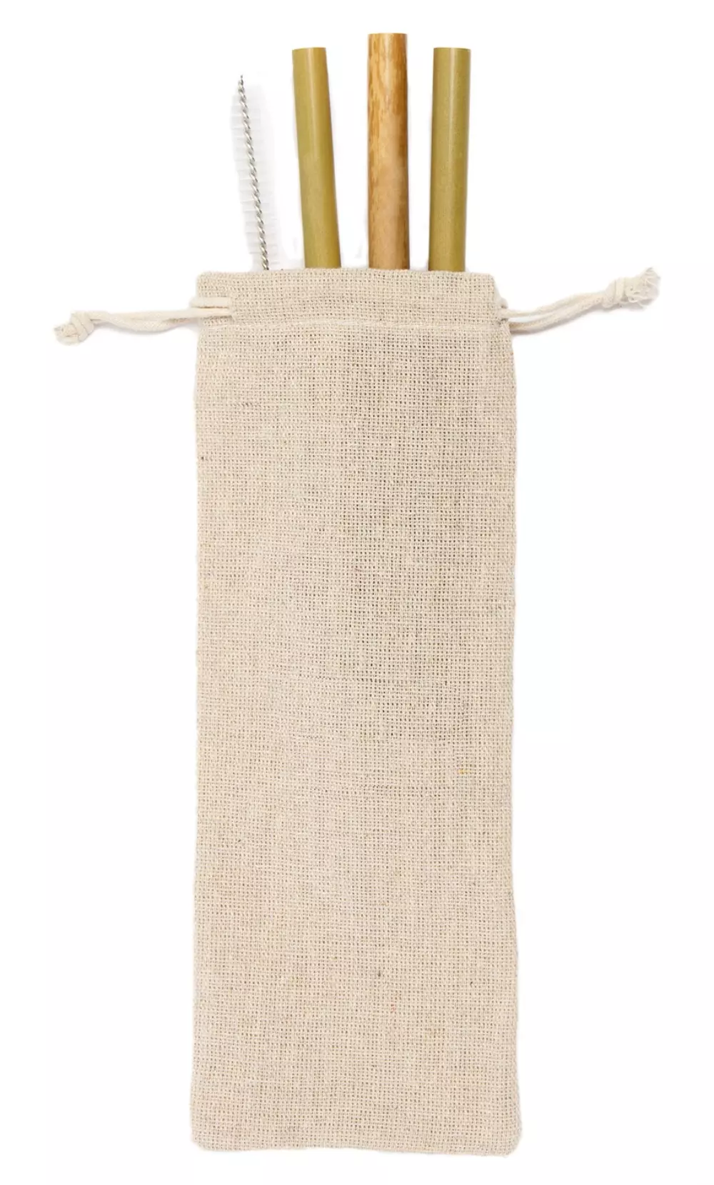 Ensemble de pailles en bambou