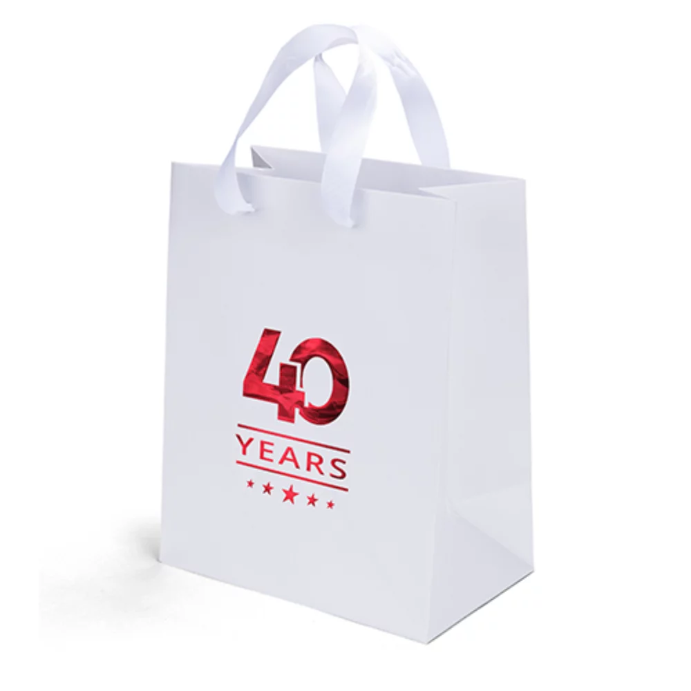 Elizabeth™ Ribbon Handle Matte Eurotote Bag