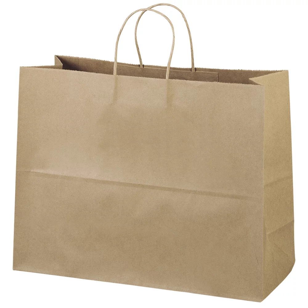 Vogue Eco Kraft-Brown Shopper (Flexo Ink)