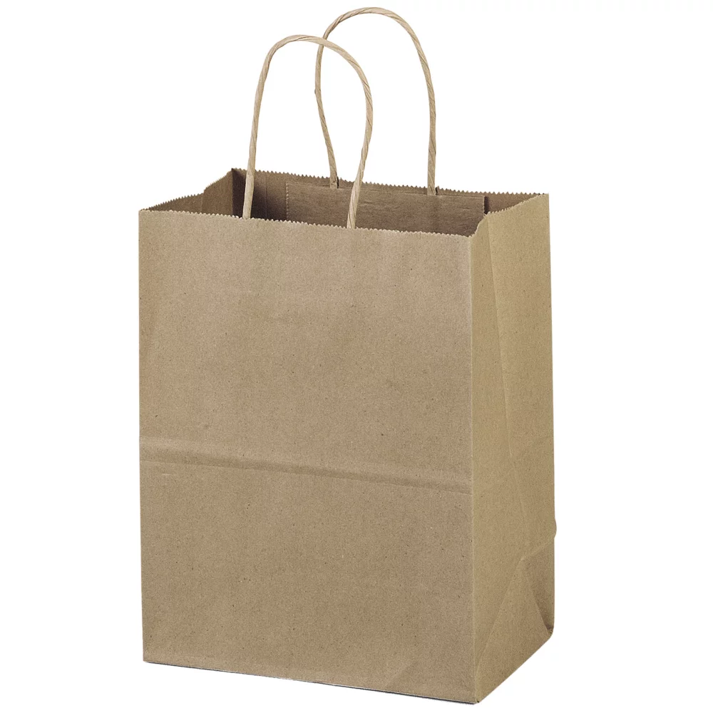Eco Mini Kraft-Brown Shopper Bag (Flexo Ink)