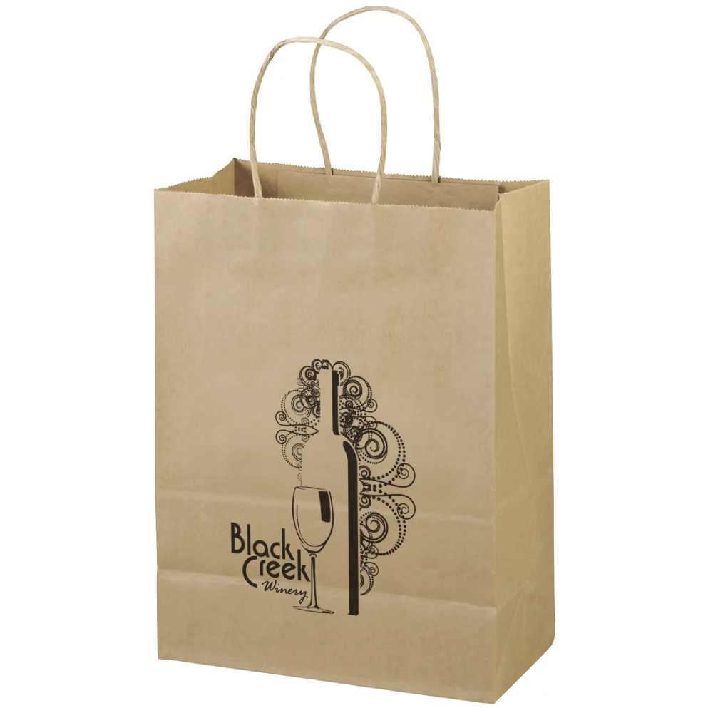 Eco Jenny Kraft-Brown Shopper Bag (Flexo Ink)