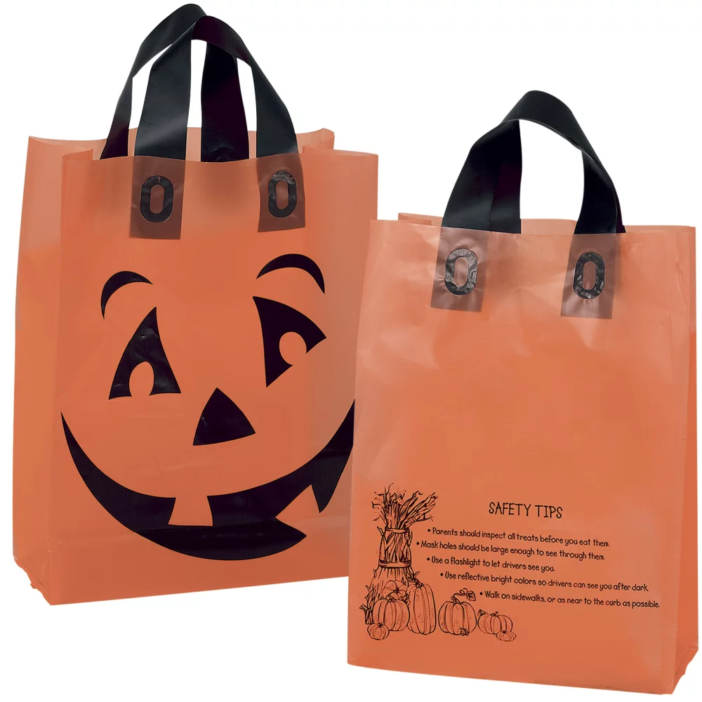 Pumpkin Frosted Shopper Halloween Bag