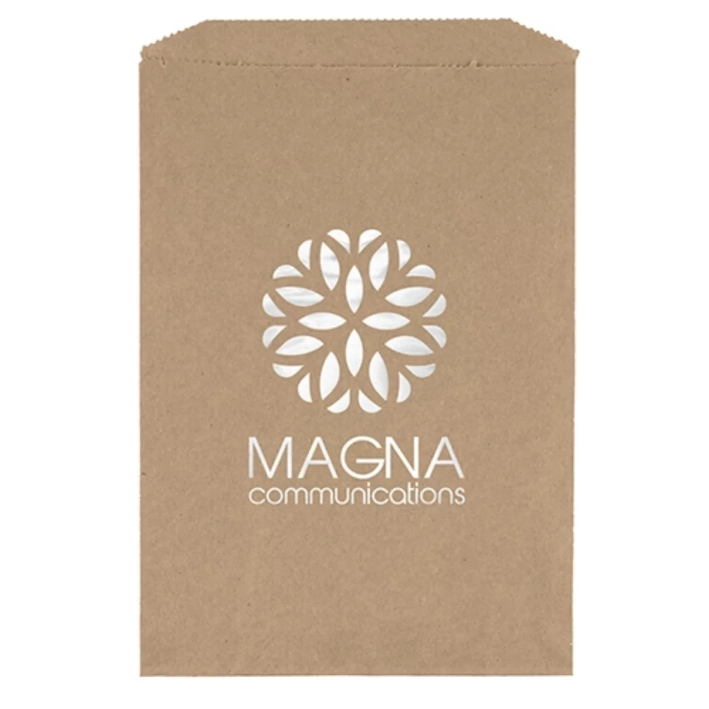 7 1/2" x 10 1/2" Merchandise Bag (Foil Print)