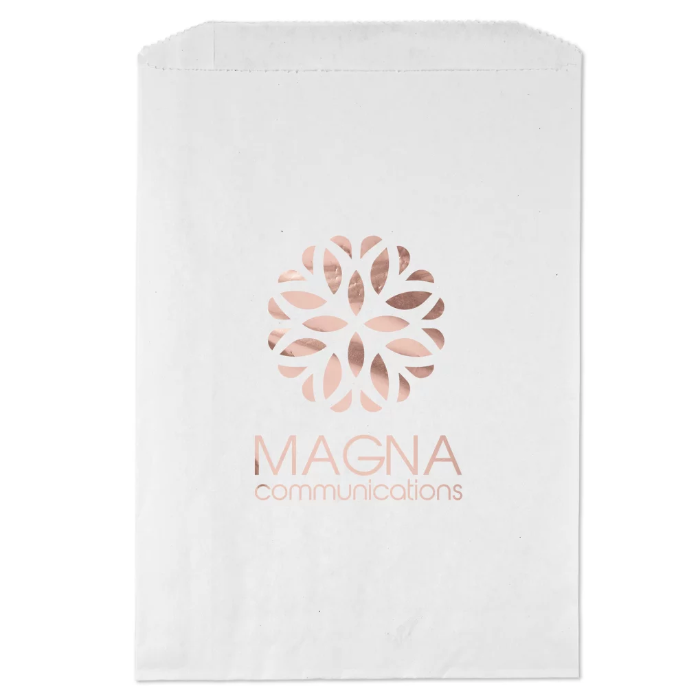 7 1/2" x 10 1/2" Merchandise Bag (Foil Print)