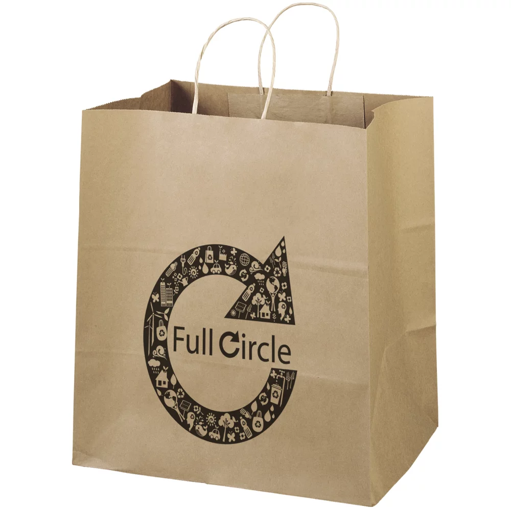 Brute Eco Kraft-Brown Shopper (Flexo Ink)