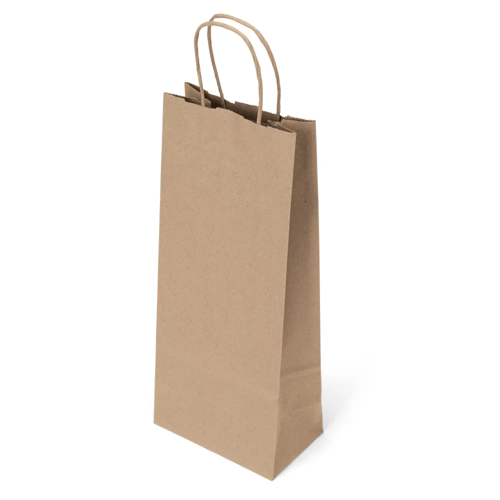 Eco Vino Kraft-Brown Shopper Bag (Flexo Ink)