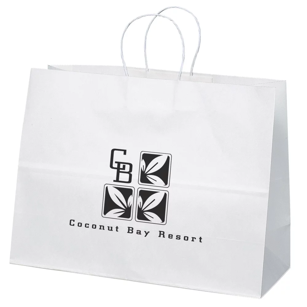 White Vogue Shopper (Flexo Ink)