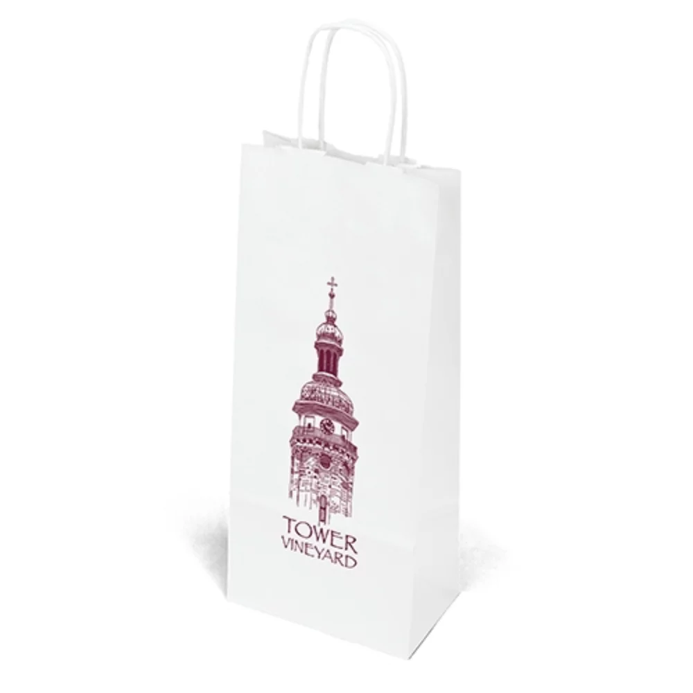 Vino White Shopper Bag (Flexo Ink)