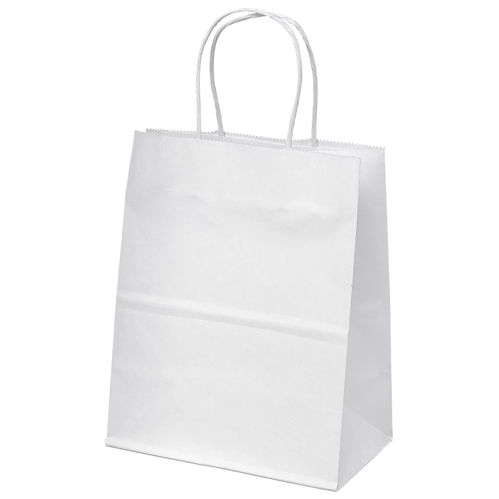 Mini White Kraft Shopper (Color Vista)