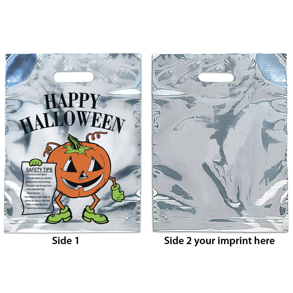 Pumpkin Sliver Reflective Halloween Bag