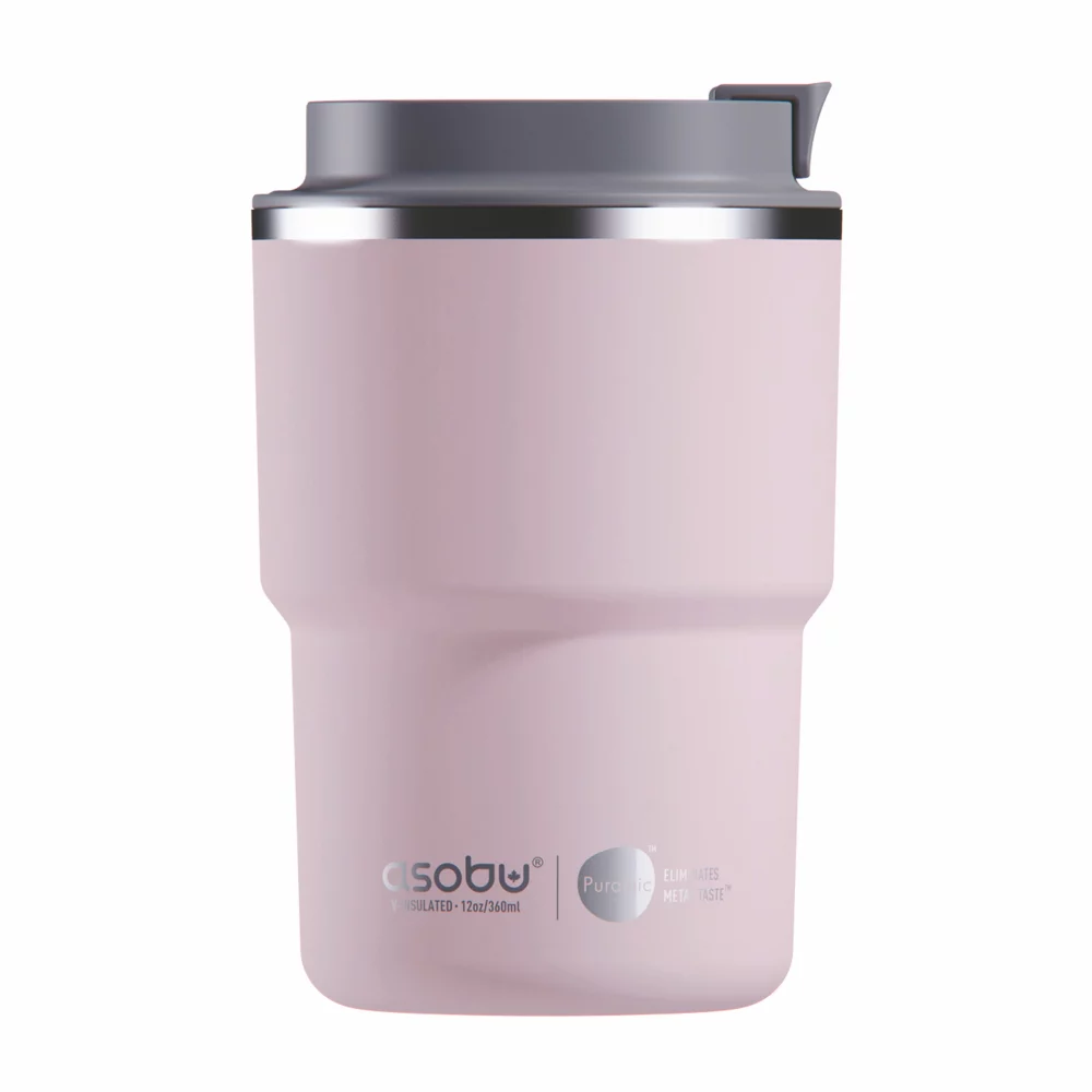 Gobelet isotherme sous vide Asobu® Coffee Express de 12 oz avec intérieur en céramique revêtu