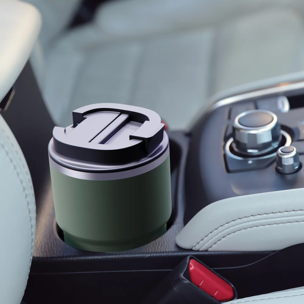 12 Oz. Asobu® Coffee Express Vacuum Insulated Tumbler w/Ceramic Coated Interior