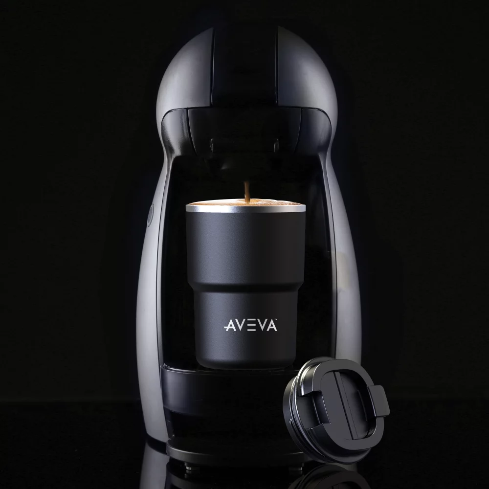 Gobelet isotherme sous vide Asobu® Coffee Express de 12 oz avec intérieur en céramique revêtu